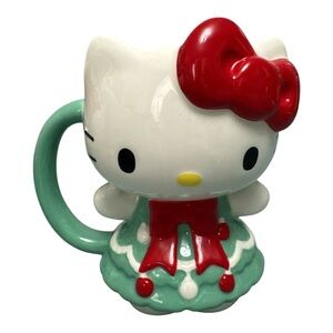 Hello Kitty Christmas Mug with Red Bow